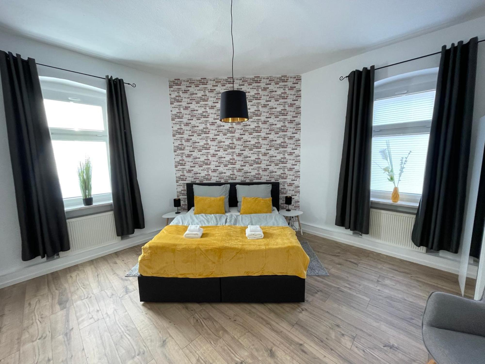 Modernes, Grosses City Appartement 95 Qm Meuselwitz Extérieur photo